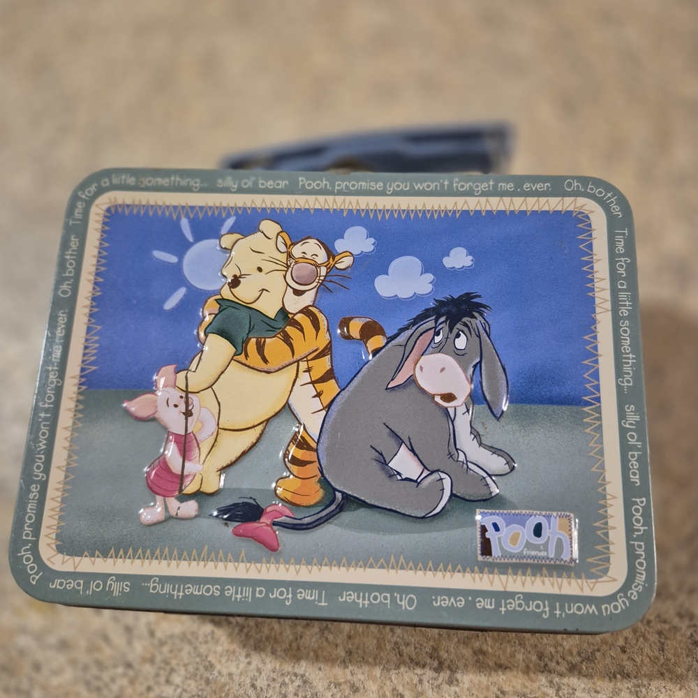 Disney Pooh and Friends Decorative Tin Box
